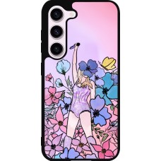 Samsung Galaxy S23 FE Case Hülle - Silikon schwarz Taylor Swift Sketch - Pink