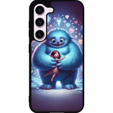 Samsung Galaxy S23 FE Case Hülle - Silikon schwarz Valentin 2024 Flauschige Liebe