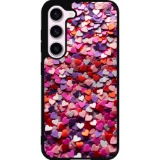 Coque Samsung Galaxy S23 FE - Silicone rigide noir Valentine 2025 Confetti