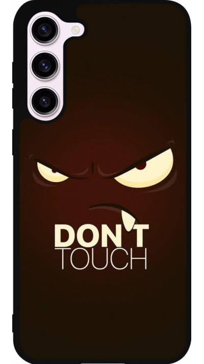 Samsung Galaxy S23+ Case Hülle - Silikon schwarz Angry Dont Touch