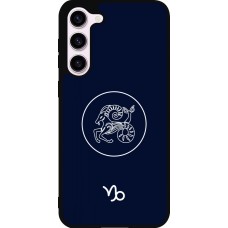 Samsung Galaxy S23+ Case Hülle - Silikon schwarz Astrologie Steinbock