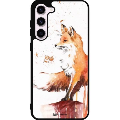 Coque Samsung Galaxy S23+ - Silicone rigide noir Autumn 21 Fox