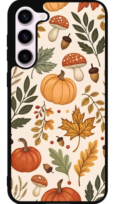 Samsung Galaxy S23+ Case Hülle - Silikon schwarz Autumn 25 Autumn pattern
