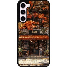 Coque Samsung Galaxy S23+ - Silicone rigide noir Autumn 25 Coffee shop