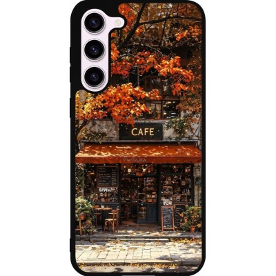 Samsung Galaxy S23+ Case Hülle - Silikon schwarz Autumn 25 Coffee shop