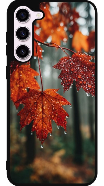 Samsung Galaxy S23+ Case Hülle - Silikon schwarz Autumn 25 Rain