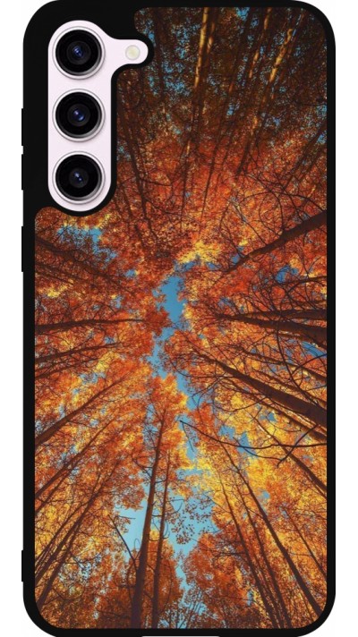 Samsung Galaxy S23+ Case Hülle - Silikon schwarz Autumn 25 Trees