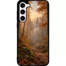 Coque Samsung Galaxy S23+ - Silicone rigide noir Autumn 26 Autumn walk