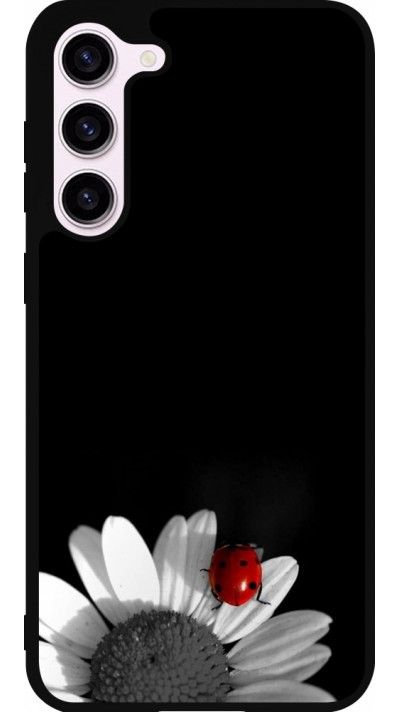 Coque Samsung Galaxy S23+ - Silicone rigide noir Black and white Cox