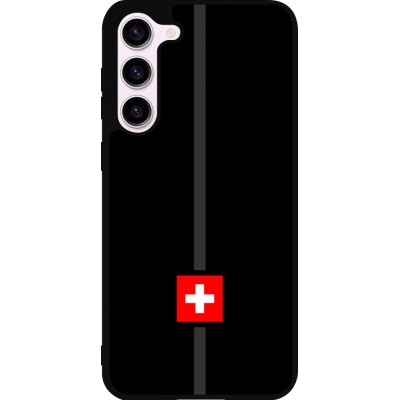 Samsung Galaxy S23+ Case Hülle - Silikon schwarz Kanton CH schwarz