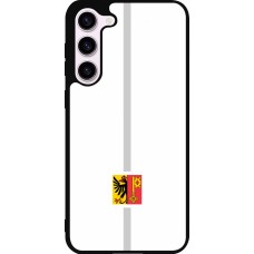 Samsung Galaxy S23+ Case Hülle - Silikon schwarz Kanton GE weiss