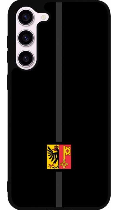 Samsung Galaxy S23+ Case Hülle - Silikon schwarz Kanton GE schwarz