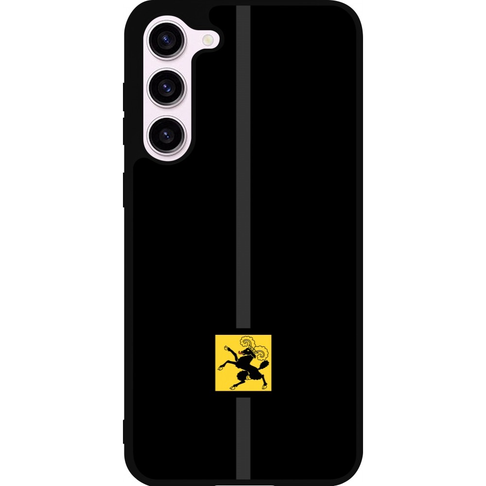 Samsung Galaxy S23+ Case Hülle - Silikon schwarz Kanton SH schwarz