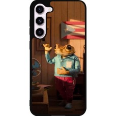 Samsung Galaxy S23+ Case Hülle - Silikon schwarz Dancing frog DTMF