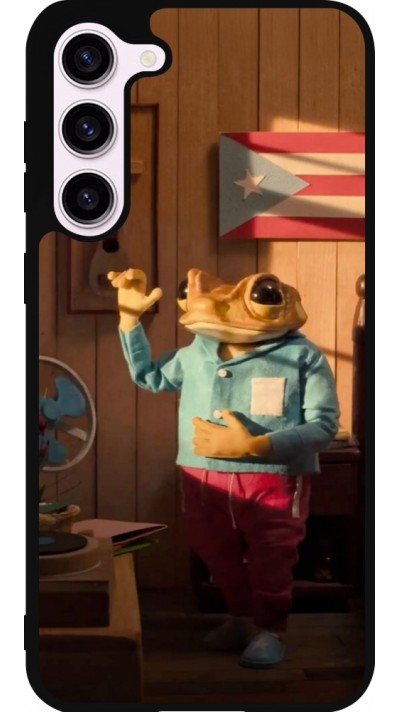 Samsung Galaxy S23+ Case Hülle - Silikon schwarz Dancing frog DTMF