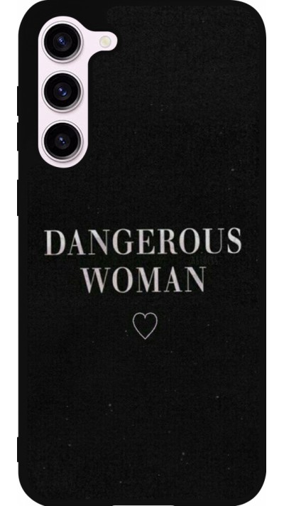 Coque Samsung Galaxy S23+ - Silicone rigide noir Dangerous woman