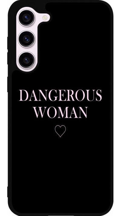 Coque Samsung Galaxy S23+ - Silicone rigide noir Dangerous woman