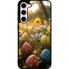 Samsung Galaxy S23+ Case Hülle - Silikon schwarz Easter 2026 Decorated eggs
