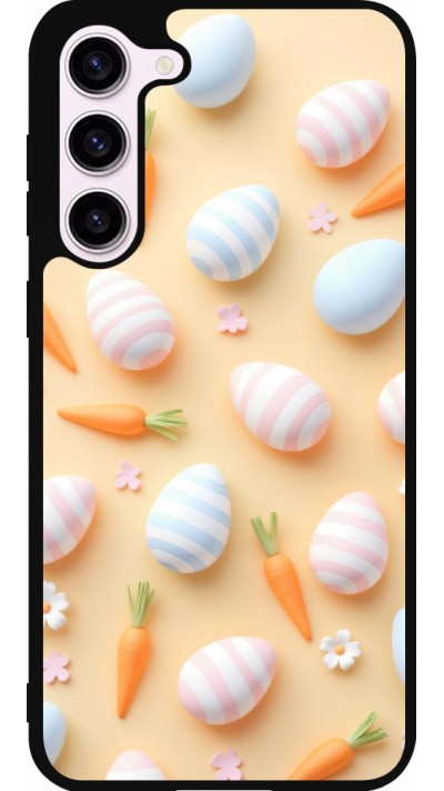 Samsung Galaxy S23+ Case Hülle - Silikon schwarz Easter 2026 Pattern Easter