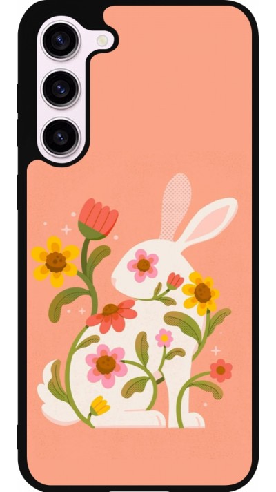 Samsung Galaxy S23+ Case Hülle - Silikon schwarz Easter 2026 Rabbit collage