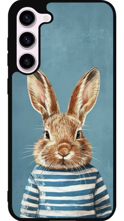 Samsung Galaxy S23+ Case Hülle - Silikon schwarz Easter 2026 Rabbit navy