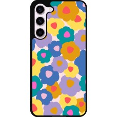 Samsung Galaxy S23+ Case Hülle - Silikon schwarz Easter 2024 flower power