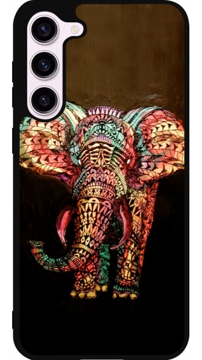 Coque Samsung Galaxy S23+ - Silicone rigide noir Elephant 02
