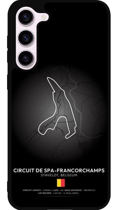Samsung Galaxy S23+ Case Hülle - Silikon schwarz F1 Track 2025 Belgium