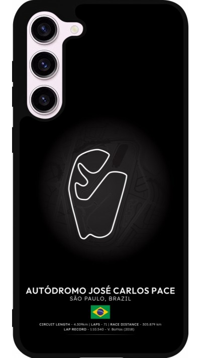 Samsung Galaxy S23+ Case Hülle - Silikon schwarz F1 Track 2025 Brazil