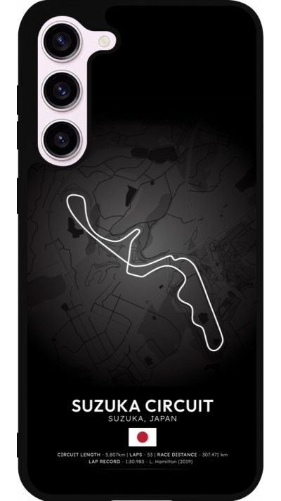 Samsung Galaxy S23+ Case Hülle - Silikon schwarz F1 Track 2025 Japan