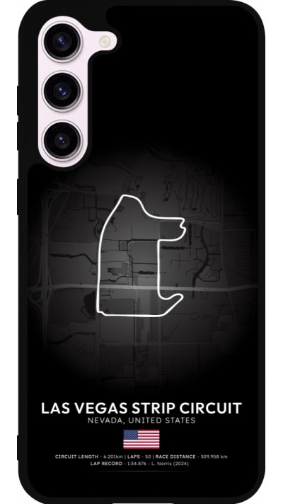 Samsung Galaxy S23+ Case Hülle - Silikon schwarz F1 Track 2025 Las Vegas