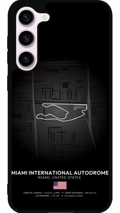 Samsung Galaxy S23+ Case Hülle - Silikon schwarz F1 Track 2025 Miami