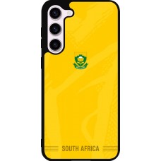 Coque Samsung Galaxy S23+ - Silicone rigide noir Maillot de football Afrique du Sud 2026 personnalisable