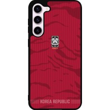 Coque Samsung Galaxy S23+ - Silicone rigide noir Maillot de football Corée du Sud 2026 personnalisable