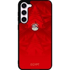 Samsung Galaxy S23+ Case Hülle - Silikon schwarz Ägypten 2026 personalisierbares Fussballtrikot