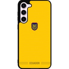 Samsung Galaxy S23+ Case Hülle - Silikon schwarz Ecuador 2026 personalisierbares Fussballtrikot