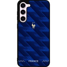 Coque Samsung Galaxy S23+ - Silicone rigide noir Maillot de football France 2026 personnalisable