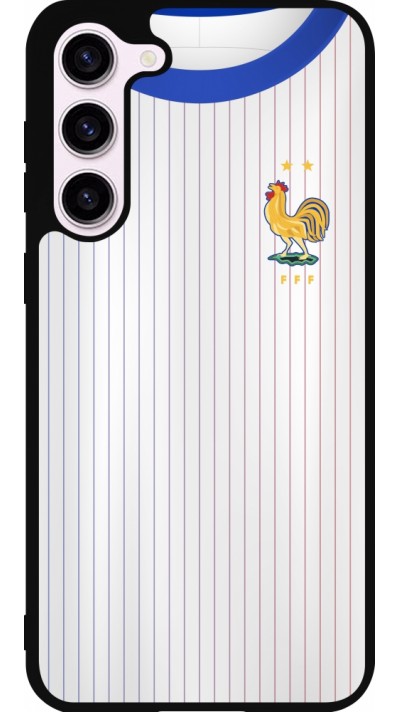 Samsung Galaxy S23+ Case Hülle - Silikon schwarz Frankreich Away personalisierbares Fussballtrikot
