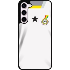 Samsung Galaxy S23+ Case Hülle - Silikon schwarz Ghana 2022 personalisierbares Fussballtrikot