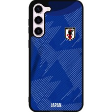 Coque Samsung Galaxy S23+ - Silicone rigide noir Maillot de football Japon 2022 personnalisable