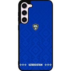 Samsung Galaxy S23+ Case Hülle - Silikon schwarz Usbekistan 2026 personalisierbares Fussballtrikot