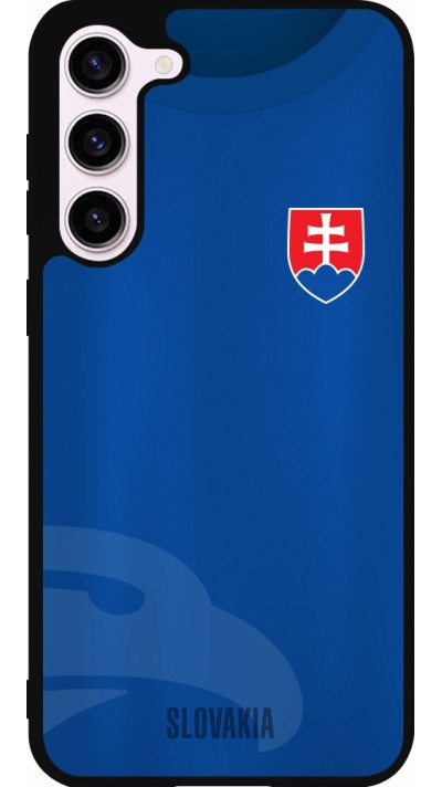 Samsung Galaxy S23+ Case Hülle - Silikon schwarz Fussballtrikot Slowakei