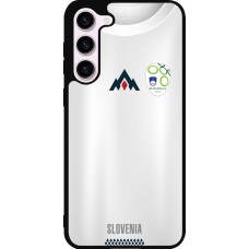 Coque Samsung Galaxy S23+ - Silicone rigide noir Maillot de football Slovénie