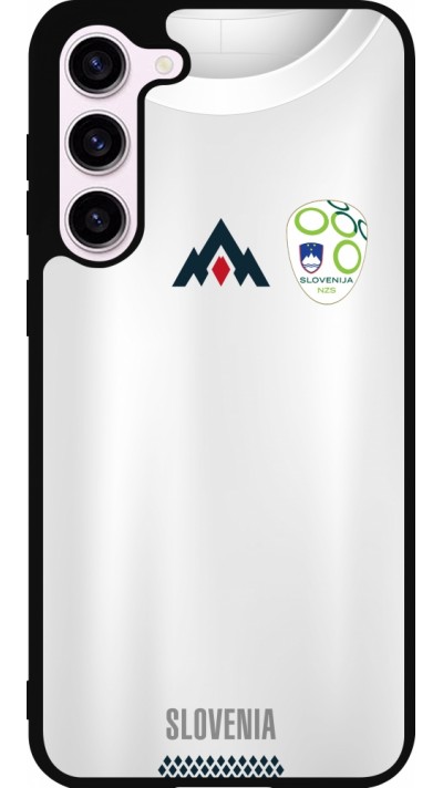 Samsung Galaxy S23+ Case Hülle - Silikon schwarz Fussballtrikot Slowenien