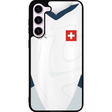 Samsung Galaxy S23+ Case Hülle - Silikon schwarz Schweiz Away personalisierbares Fussballtrikot