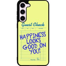 Coque Samsung Galaxy S23+ - Silicone rigide noir Guest check 2026