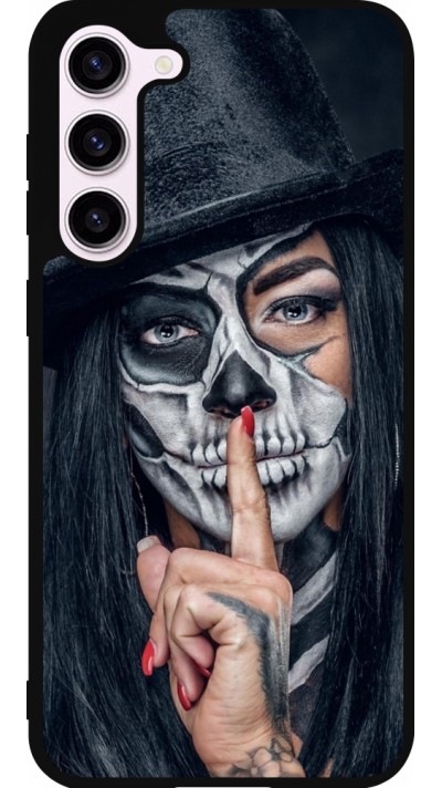 Samsung Galaxy S23+ Case Hülle - Silikon schwarz Halloween 18 19
