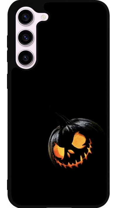 Samsung Galaxy S23+ Case Hülle - Silikon schwarz Halloween 2023 discreet pumpkin