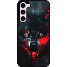 Samsung Galaxy S23+ Case Hülle - Silikon schwarz Halloween 2024 mad werewolf