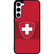 Samsung Galaxy S23+ Case Hülle - Silikon schwarz Hockey World Championship Ecusson Suisse